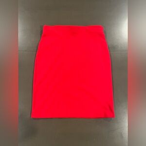 Red Pencil Skirt